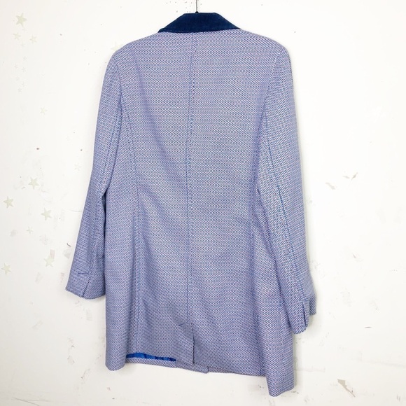 Q Mack printed textured coat - Picture 3 of 11